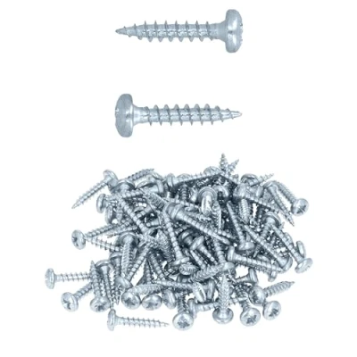 Imagen de HELPMATE tornillos de conexión madera galvanizados 4,0 x 20 100 unidades universales con accionamiento PZ2 y rosca completa Para fijación herrajes a