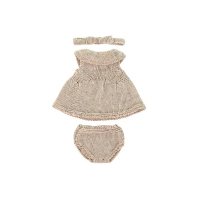 Imagen de Conjunto Punto Vestido y Diadema 32 cm