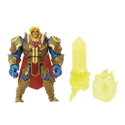 Imagen de Masters of the Universe Figura de Acción He Man Con Armadura Grayskull y 2 Accesorios 13,9 cm Regalo para Coleccionistas Niños 4+ Años