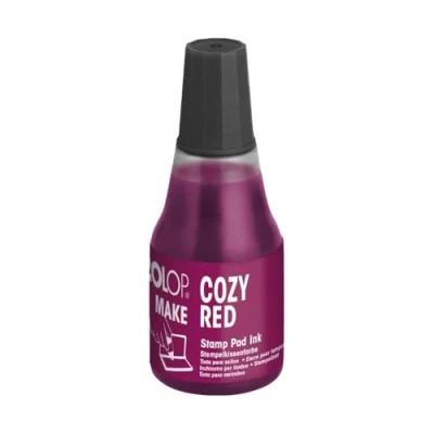 Imagen de COLOP Recambio de tinta para tampón Make, 25 ml, color rojo