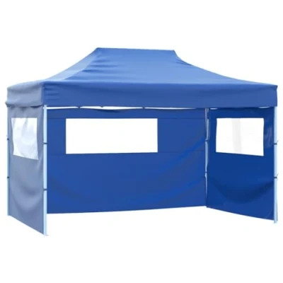 Imagen de vidaXL Carpa Pabellón Plegable 3 Paredes Cenador Pérgola Eventos Fiestas Patio