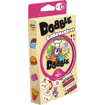 Imagen de Asmodee Dobble Gourmandise ES/NL ZYGOMATIC a Partir de 4 Años Juegos Ambiente Party Game Table Top 2 8 Jugadores Parte 15 Minutos