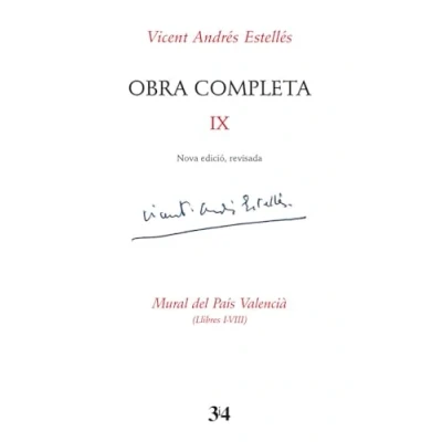 Imagen de Obra completa revisada, volum 9 (VICENT ANDRES ESTELLES)