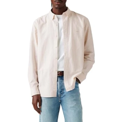 Imagen de Levi&#039;s Botón auténtico Camisa Abotonada, Waylon Stripe Safari, XXL para Hombre