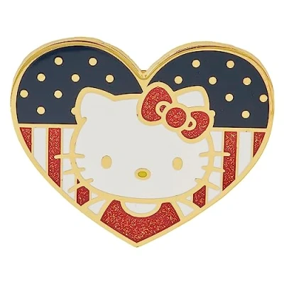 Imagen de Loungefly Hello Kitty Enamel Pin Pins de Esmalte Exclusiva Amazon Broche Coleccionable para Mochilas y Bolsos Idea Regalo Mercancia Oficial Chicos, Hombres Mujeres