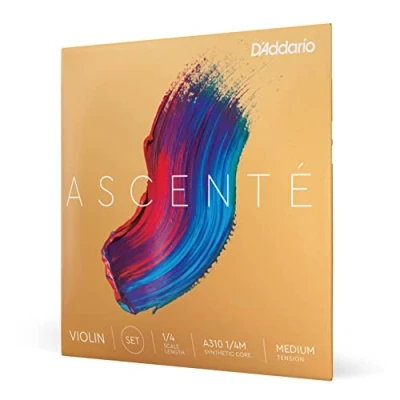 Imagen de D&#039;Addario Ascenté Violin String Set, 1/4 Scale, Medium Tension