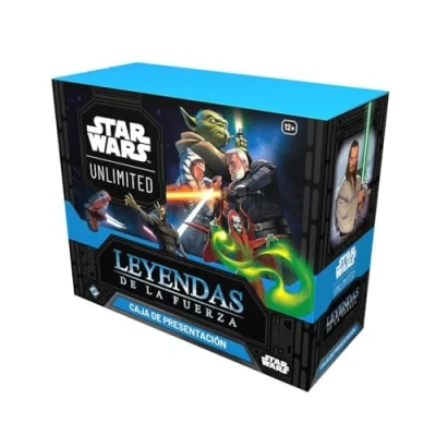 Imagen de Asmodee FFG Star Wars Unlimited Juego de Cartas Coleccionables Leyendas la Fuerza Caja prelanzamiento Contiene 6 Sobres A Partir 12 años, 2+ Jugadores Español