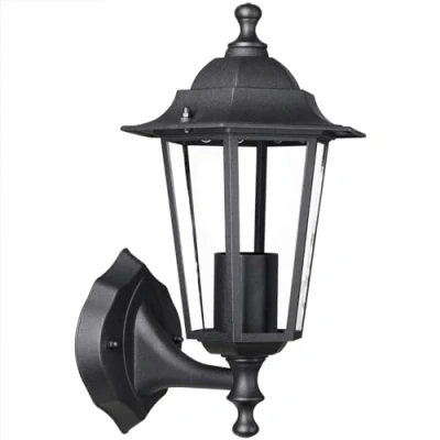 Imagen de Monzana Farol de jardín Krysante color Antracita 60W Lámpara rústica Pared 375x200x225mm Resistente Patio terraza