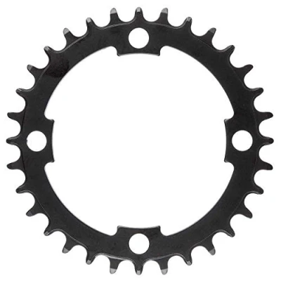 Imagen de M Wave Pd r4 s nw Placa Bicicleta eléctrica, para Cadenas de 1/2 x 3/32 y 11/128&quot;, Brose, Bosch, Shimano…, círculo Agujeros 104 mm, Unisex, Negro, Zähneanzahl: 34
