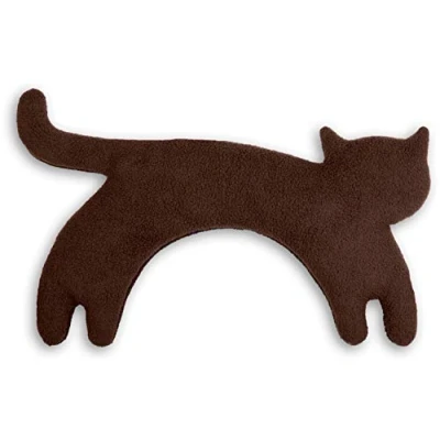 Imagen de SACO TÉRMICO Leschi de semillas para microondas/para la tensión cervical/Animal: Gata Minina, pie, marrón