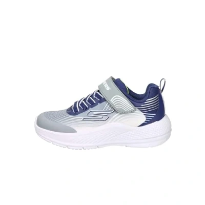 Imagen de Skechers Microspec Advance, Zapatillas, Navy, Gray, &amp; White Textile/Navy Synthetic, 28.5 EU