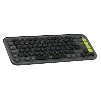 Imagen de Logitech POP ICON KEYS teclado inalámbrico Bluetooth, escritura cómoda, teclas programables, cambio fácil entre hasta 3 dispositivos, para portátil, tablet, PC, Disposición QWERTY Español Grafito