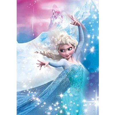 Imagen de Komar Frozen 2 Elsa Action Tamaño: 50 x 70 cm, póster de pared (sin marco) Disney