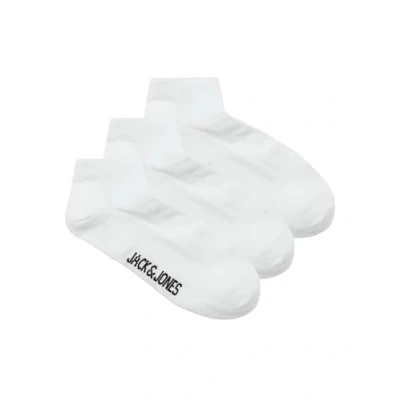 Imagen de JACK &amp; JONES Jaclouis Dongo Calcetines (3 Unidades), Blanco/Pack:White White, Talla única para Hombre