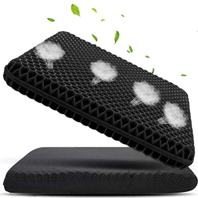 Imagen de Cojines para sillas,Cojin ortopedico,cojin antiescaras Silla de Ruedas,Tusscle coxis Oficina, Sillas Gaming,Rueda,Coche,Funda Lavable