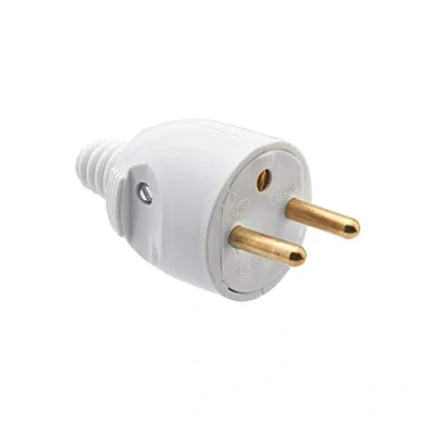 Imagen de Debflex 713100 Enchufe macho 2P + T recto (16 A), color blanco