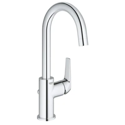 Imagen de Grohe Start Flow Grifo de lavabo monomando L (caño alto en C, vaciador automático, menor consumo agua, altura 310mm), cromo, ref. 23811000