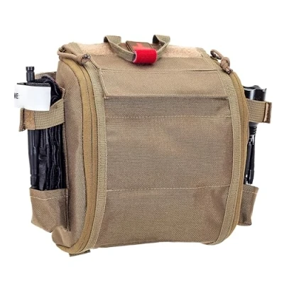 Imagen de Elite Bags, Quickaid&#039;S Botiquín Paramédico Pernera Molle, Poliamida Marrón Coyote