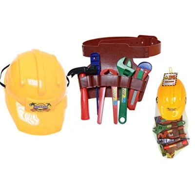 Imagen de KandyToys Casco de construcción plástico con Herramientas, Multicolor, Medium (TY0248)
