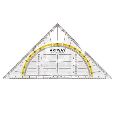 Imagen de Artway 2303174 Juego de geometría cuadrado (16 cm)