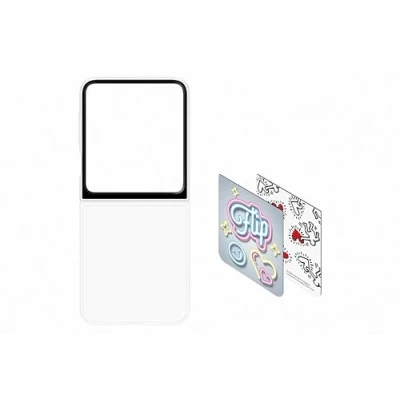 Imagen de Samsung Flipsuit Funda Galaxy Z Flip 6 + Kh Card Love Blanco