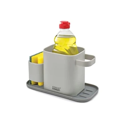 Imagen de Joseph Duo Organizador y Almacenaje para Fregadero Cocina, Soporte Esponja, Jabón, Gris