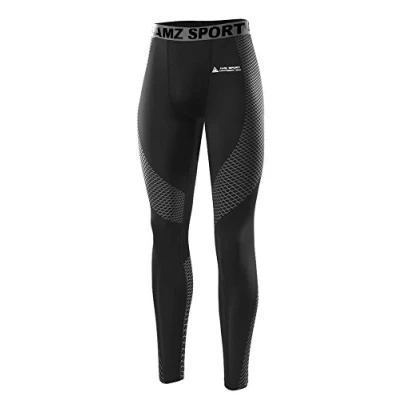 Imagen de AMZSPORT Pantalones de Compresión Mallas Deportivas Frescas Polainas para Toda La Temporada Size XXL