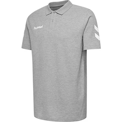 Imagen de hummel HMLGO Cotton Polo Color: Grey Melange_Talla: M