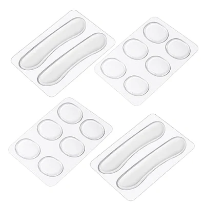 Imagen de Lahviuu Amortiguadores de Tambor,16 pcs Transparente Almohadillas Tambor Gel Amortiguación Silenciadores Drum Mute Amortiguador