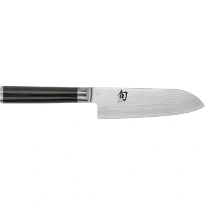 Imagen de KAI Shun Classic pequeño Santoku 14 cm longitud de la hoja First Touch cuchillo Damasco 32 capas núcleo VG MAX 61 (±1) HRC mango madera Pakka cocina japonés forjado