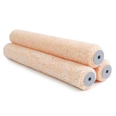 Imagen de ROLLINGDOG Cubiertas de rodillo pintura mejoradas 18 pulgadas, hechas microfibra tejida, suelo (paquete 3, siestas 3/8 pulgadas)