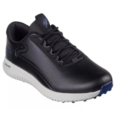 Imagen de Skechers MAX 2 Arch Fit Tenis de Golf Impermeables sin Pinchos para Hombre, Negro/Gris, 43.5 EU