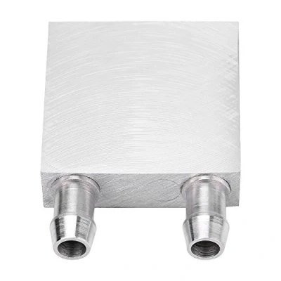Imagen de ASHATA Bloque de Refrigeración Agua Aluminio,Sistema Disipación Calor para PC, Ordenador, CPU,para por Líquida Portátil(40 * 40 12 mm)