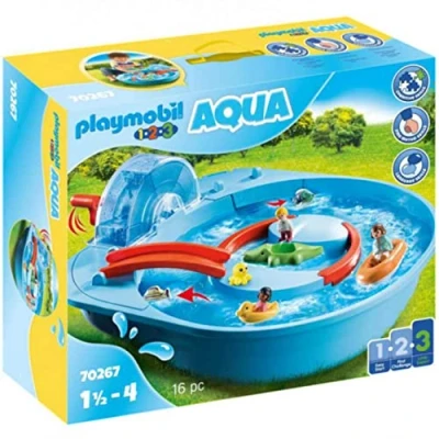 Imagen de PLAYMOBIL 1,2,3 Aqua 70267 Parque Acuático, A Partir de 2 años