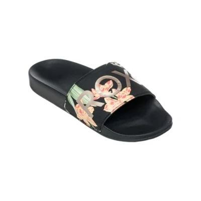 Imagen de Roxy Slippy II, Sandalia Mujer, Black Green Print, 38 EU