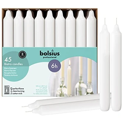 Imagen de White Bistro 7inch Candles