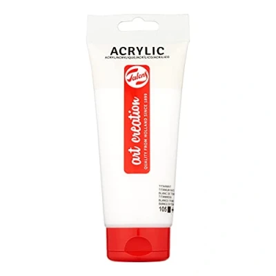 Imagen de Talens Art Creation Acrílico, Lona, Color Blanco Titanio, 200 ml (Paquete de 1),