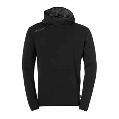 Imagen de Uhlsport Essential Hoodie Sudadera con Capucha para Hombre algodón/poliéster Reciclado Negro Tamaño 4XL