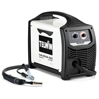 Imagen de Telwin 816085 Maxima 160 Synergic Soldadora Inverter de hilo Mig Mag/Flux/Brazing, 230 V