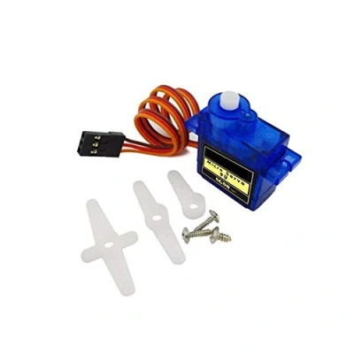 Imagen de SG90 9G Micro Servo Motor 6 piezas 90 180 360 grados RC Dirección Gear 450 Robot helicóptero de ala fija Control aviones (360 grados)