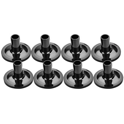 Imagen de 8Pcs Mangas Plásticas del Platillo, Largas Platillo Negro Instrumentos Musicales Accesorios