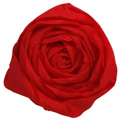 Imagen de Clairefontaine Maildor Rollo de papel, 75% Papel Crepe, Rojo, 2,50 x 0,50 m, 10 unidades, hojas