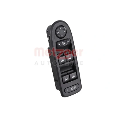 Imagen de METZGER 09161180 Interruptor, elevalunas lado del conductor, delante PEUGEOT: 308 I Hatchback