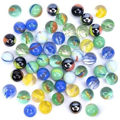 Imagen de HAKACC Pequeñas canicas coloridas de cristal, 80 unidades, juego para niños, 15 mm, máquina juegos, decoración plantas, pista