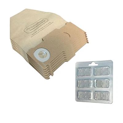 Imagen de MohMus 6 Bolsas de aspiradora + Ambientadores para Vorwerk Kobold VK 130, 131 SC, VK130, VK131