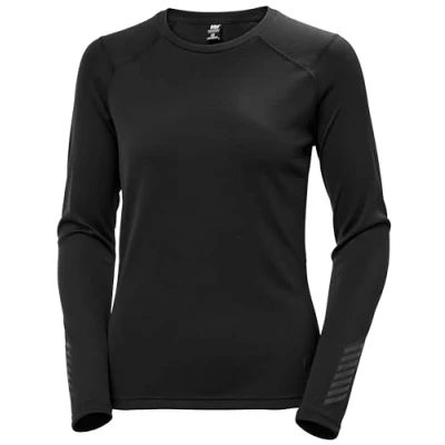 Imagen de Helly Hansen LIFA Active CREW Camiseta interior, Mujer, Talla: Large, Black