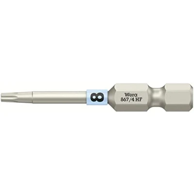 Imagen de Wera 05060505001 Punta con función de retención, 867/4 TORX® HF Puntas sistema TX 8 x 50 mm