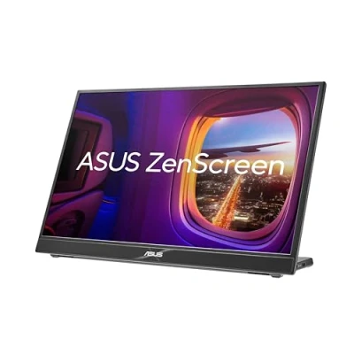 Imagen de ASUS Monitor portátil ZenScreen MB16QHG 16&quot; (IPS 16:10 WQXGA , frecuencia de actualización 120 Hz, DisplayHDR 400, 100% DCI P3, trípode, USB Type C, HDMI, baja luz azul, certificado FSC Mix)