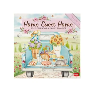 Imagen de Calendario 2026 Pared Mes Vista Home Sweet Legami