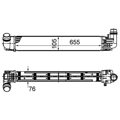 Imagen de MAHLE ORIGINAL CI 496 000S Intercooler DACIA: Duster SUV